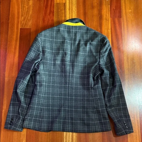 Zara Man Dark Gray Plain Blazer, sz 36 - Picture 8 of 9